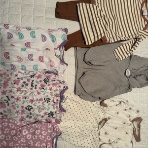 9 items these are like new 6/9 months. Bundle and save.